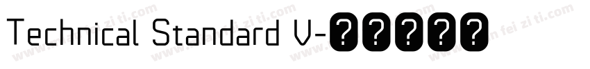 Technical Standard V字体转换